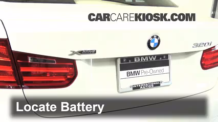 2014 BMW 320i 2.0L 4 Cyl. Turbo Batterie Changement